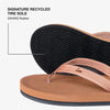 Indosole - Womens Flip Flops - Easy Living - Rust