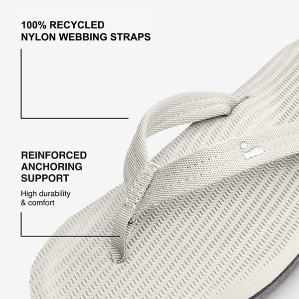 Indosole - Womens Flip Flops - Easy Living - Sea Salt