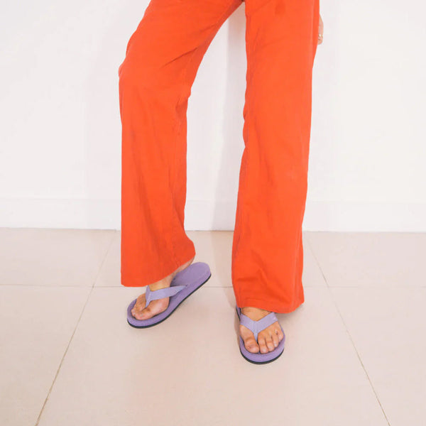 Indosole - Womens Flip Flops - Easy Living Lite - Purple Haze