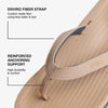 Indosole - Womens Flip Flops - ESSNTLS - Soil Light