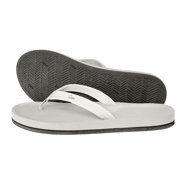 Indosole - Womens Flip Flops - Easy Living - Sea Salt
