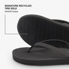 Indosole - Womens Flip Flops - ESSNTLS - Black