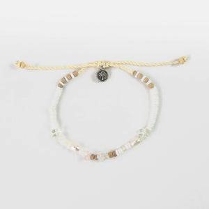 Pineapple Island Love Is Here Natural Stone, Pearl & Shell Bracelet