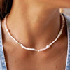 Pineapple Island Love Is Here Natural Stone, Pearl & Shell Necklace
