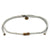 Pineapple Island leather rope bracelet LR-025 with braided design and charm.