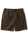 Vissla No See Ums Cord Eco 17" Elastic Walkshort in Dark Earth