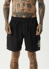 AFENDS Cosmic Cargo Baywatch Swim Short 18"