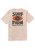 Vissla Tec Surf Farm Organic Tee in Bone