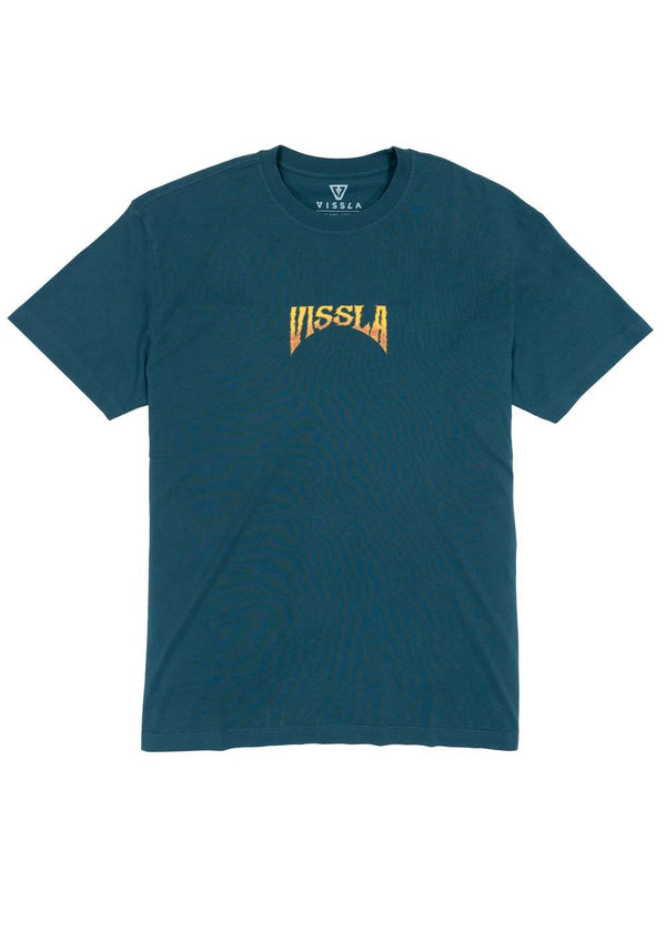 Vissla Firing Sesh Eco Tee in Midnight, view 2