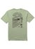Vissla Cliffside Comp Lite Eco Drirelease Tee in Light Sage Heather