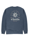Vissla Bright Ideas Eco Fleece Crewneck in Phantom