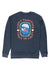 Vissla Coastal Life Eco Fleece Crewneck in Black Heather