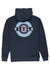 Vissla Drifting Away Eco Fleece Pull Over Hoodie in Black Heather