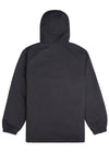 Back view of Vissla Breaker's Reversible Jacket in solid black.