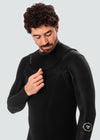Vissla New Seas 3-2 U-Zip Wetsuit in Black 2, view 2
