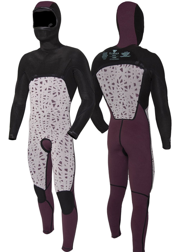 Vissla 7 Seas 4-3 full hooded chest zip