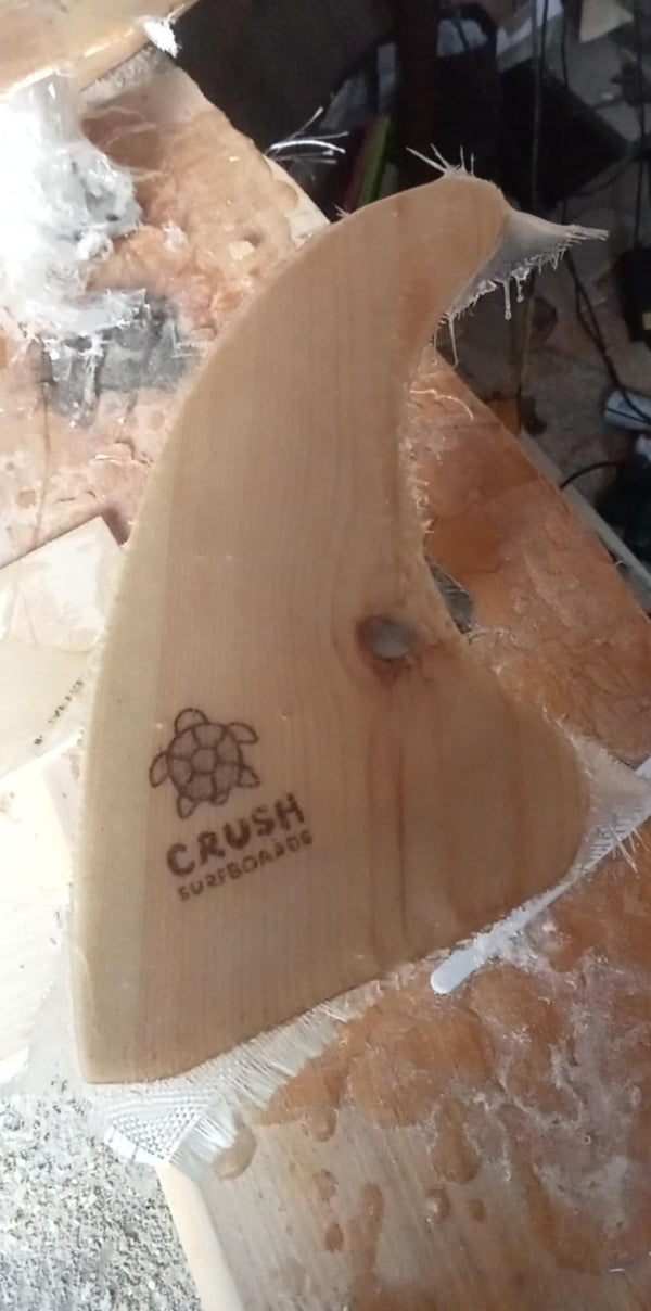 Wooden Surfboard Fin