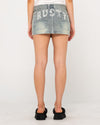 Rusty Norty Low Rise Denim Micro Mini Skirt