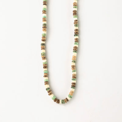 Pineapple Island Laut Turquiose Wood Necklace