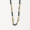 Pineapple island Adjustable coconut wood and coloured shell beaded necklace