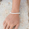 Pineapple Island White Puka Shell Bracelet