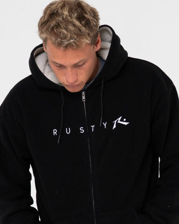 Rusty In Line Sherpsa Zip Thru Polar Fleece
