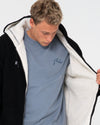 Rusty In Line Sherpsa Zip Thru Polar Fleece