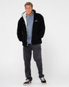 Rusty In Line Sherpsa Zip Thru Polar Fleece
