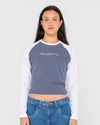 RustyTekky Long Sleeve Raglan Skimmer Tee