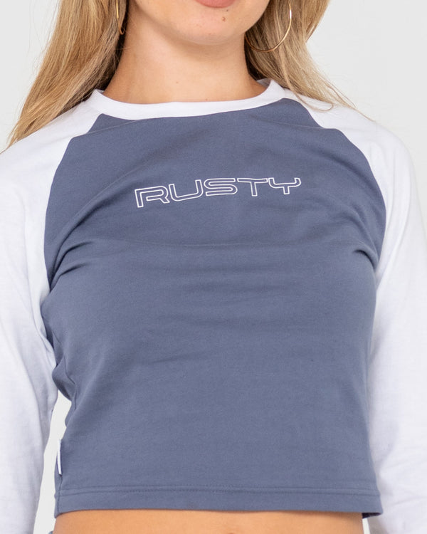 RustyTekky Long Sleeve Raglan Skimmer Tee