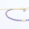 Pineapple Island Mutiara Dainty Beaded Pearl Bracelet - Coral