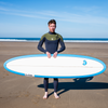 9' Pulse Longboard Round Tail Surfboard by Australian Board Co - FCSII Finboxes