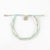 Pineapple Island Anklet RCA-032 with braided pastel design and charm.