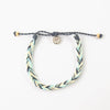 Pineapple Island Anklet RCA-036 with braided design and palm charm.