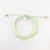Pineapple Island RCB-040 bracelet with braided mint and cream design.