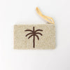 Pineapple island Large Palm Tree Beaded Pouch