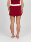 RUSTY Lucy mini skirt - morello
