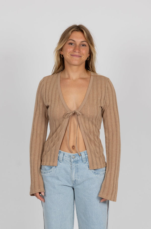 Rusty Oceanside knit top