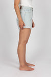 Rusty Hermosa high rise denim short - sky blue heather