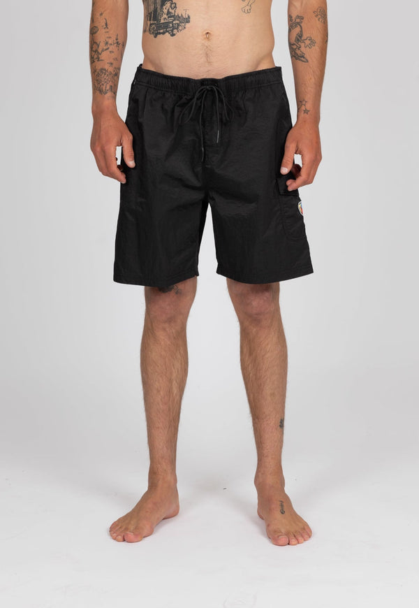 Rusty Tripped out elastic boardshort - black