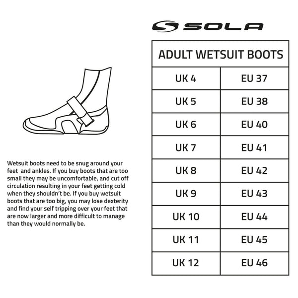 Sola Kids 5mm Zip Boot