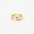 Pineapple Island Turquoise Stone Double Ring