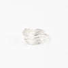 Pineapple island Bocca Feather Ring - Silver