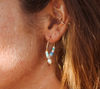 Pineapple Island Giada Pecahan Wire Hoop Earrings