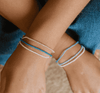 Pineapple Island Ka'anapali Frosted Glass Beaded Bracelet
