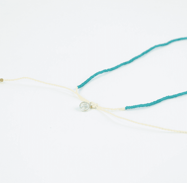 Pineapple Island Ka'anapali Frosted Glass Beaded Necklace