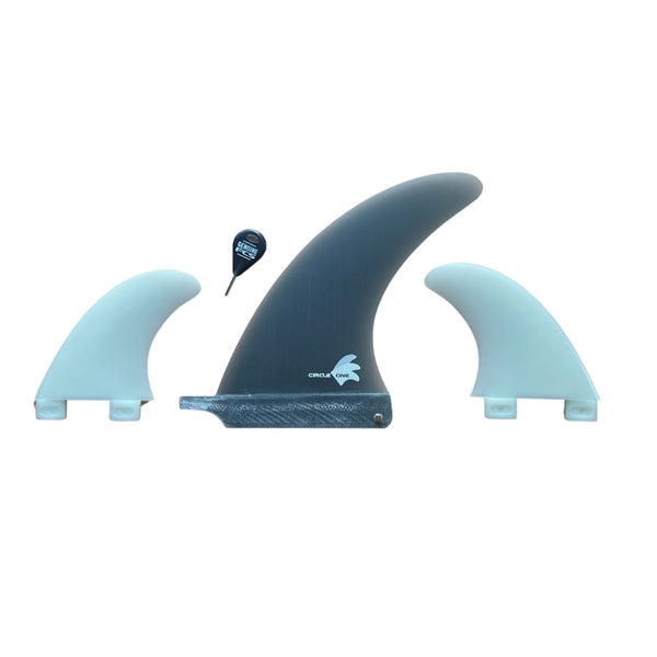 9ft Southern Swells Longboard Round Tail Clear Epoxy Finish (FINS Included)