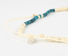 Pineapple island Adjustable coconut wood and coloured shell beaded necklace