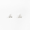 Pineapple Island whale tail stud earings