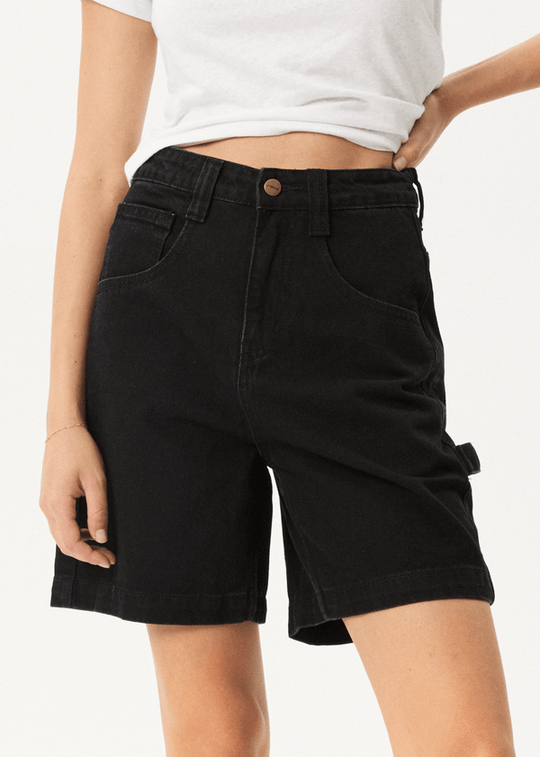 Afends Emilie- Denim Workwear Short